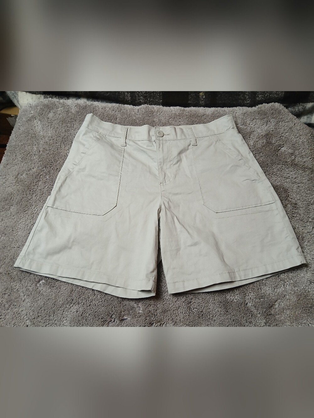 Classic Lee Khaki Utility Shorts - Beige